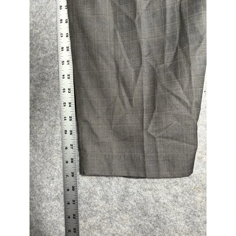 Van Heusen Men's Dress‎ Pants Mid Rise Straight Black Size 34 x 29
